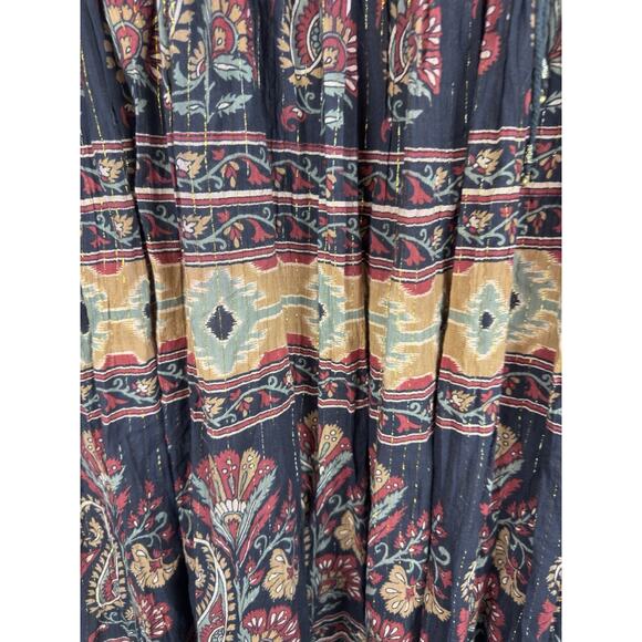 Vintage Revue Bohemian Maxi Skirt Women Size L Boho Tribal - Picture 4 of 11